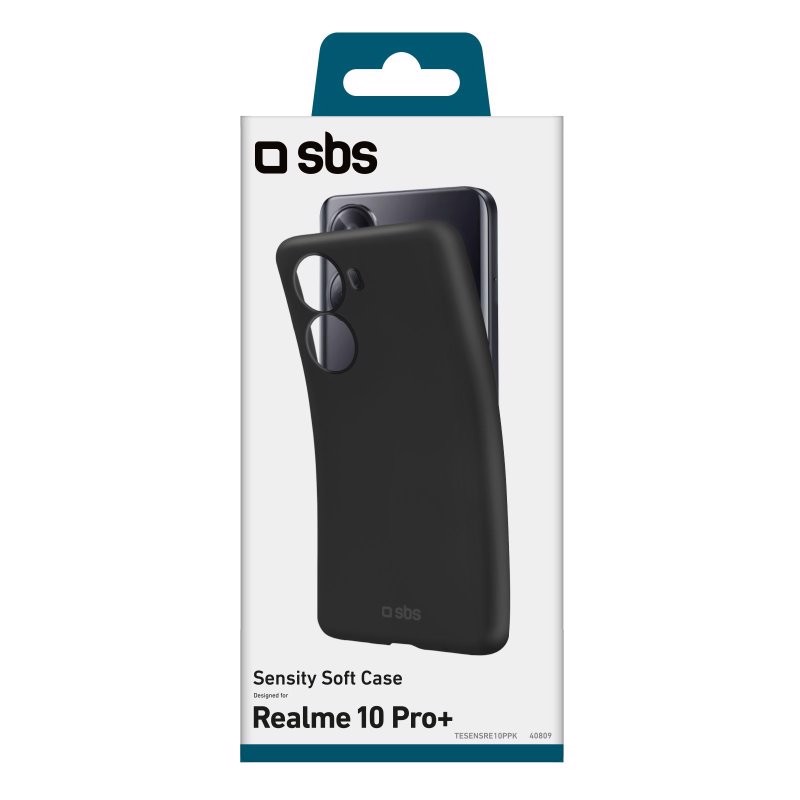 SBS TESENSRE10PPK custodia per cellulare 17 cm (6.7") Cover Nero
