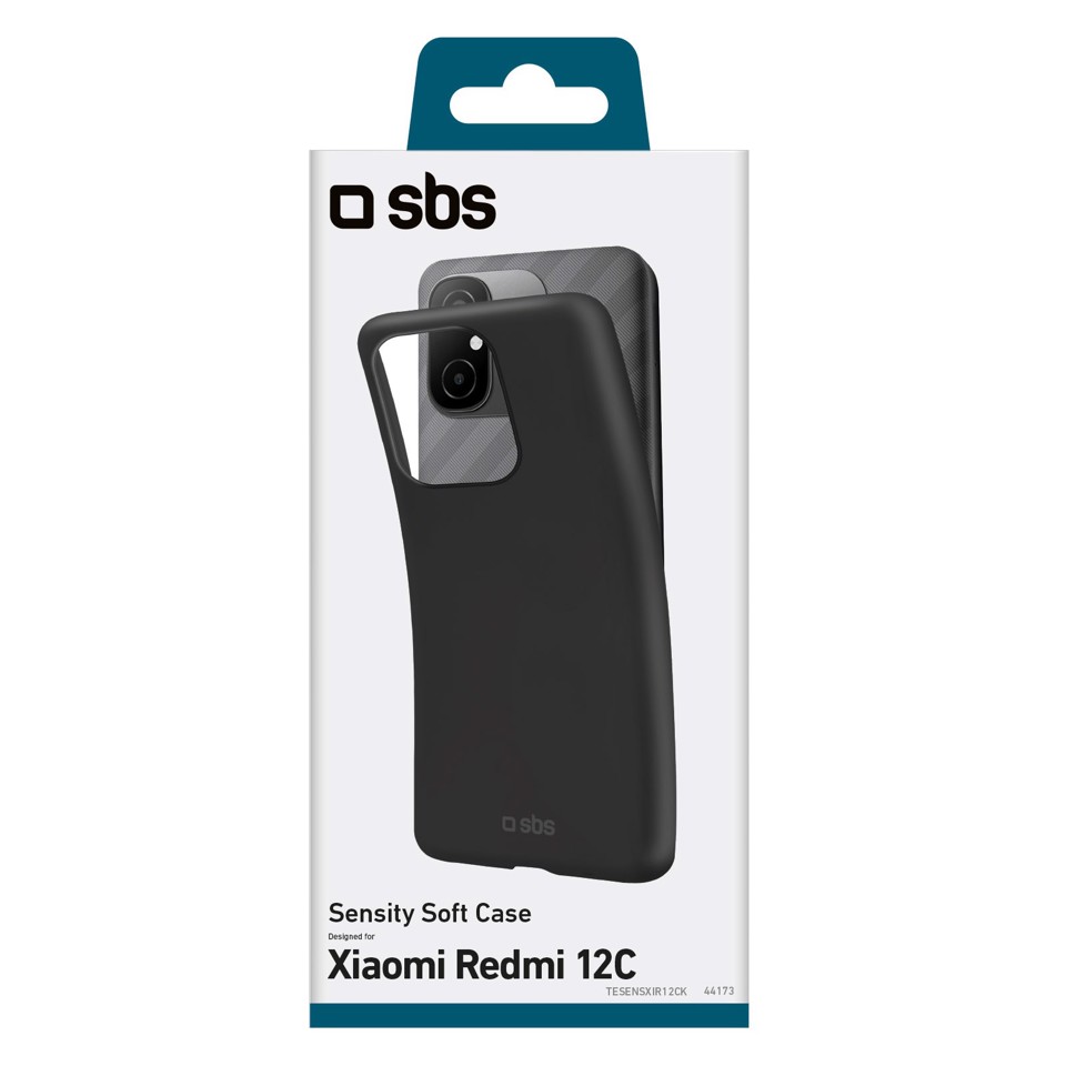 SBS TESENSXIR12CK custodia per cellulare 17 cm (6.71") Cover Nero