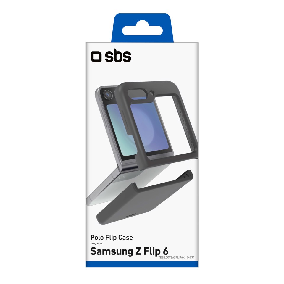 SBS TESILCOVSAZFLIP6K Cover Nero samsung z flip6