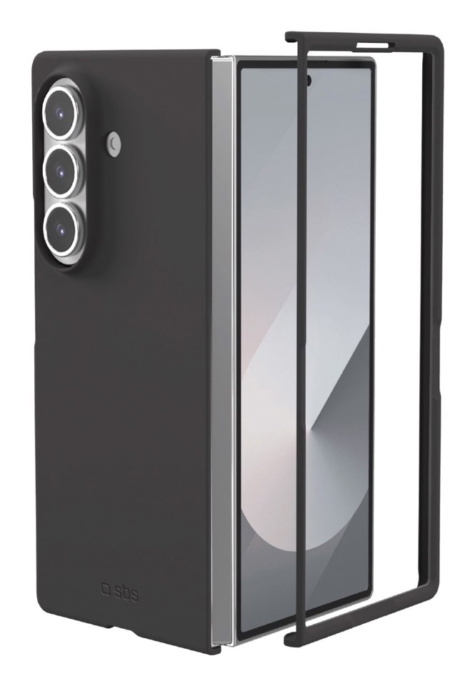 SBS TESILCOVSAZFOLD7K custodia per cellulare 20,3 cm (8") Cover Nero, Trasparente