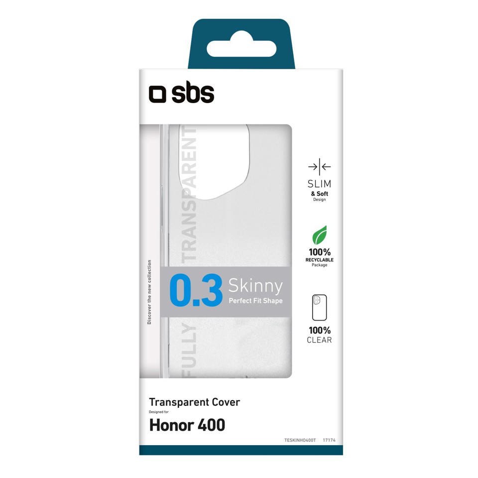 SBS TESKINHO400T cover Trasparente honor 400
