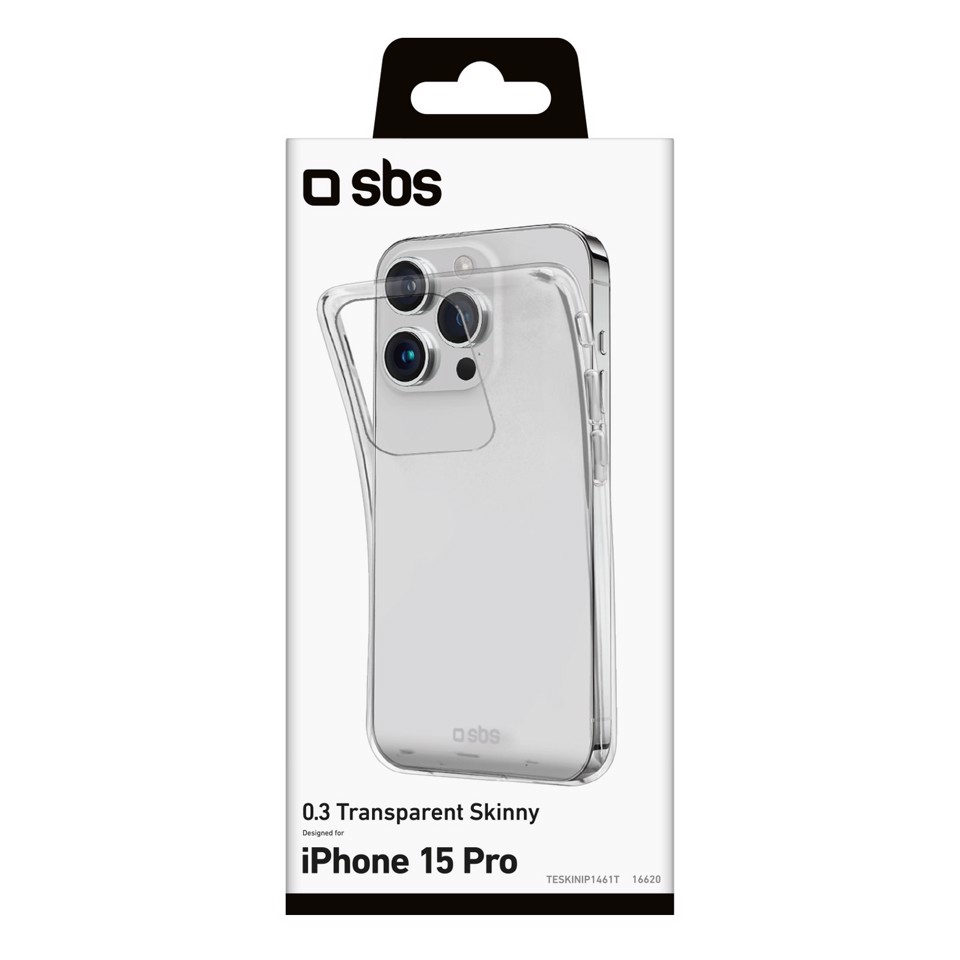SBS TESKINIP1561PT custodia per cellulare 15,5 cm (6.1") Cover Trasparente
