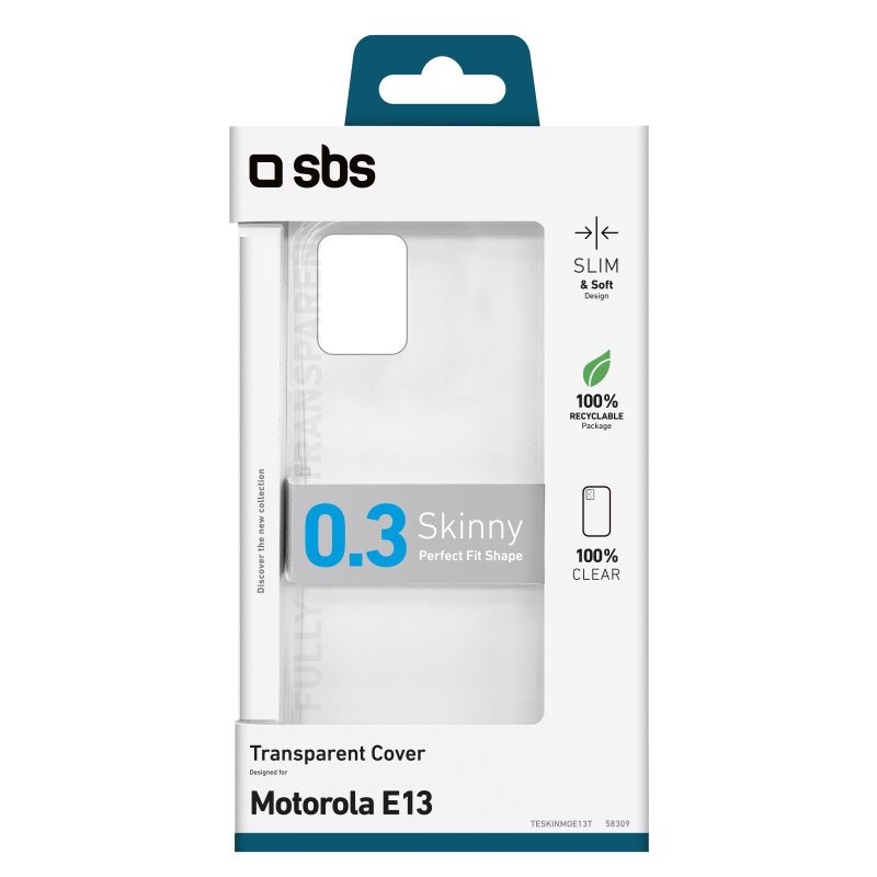 SBS TESKINMOE13T Cover Trasparente motorola e13