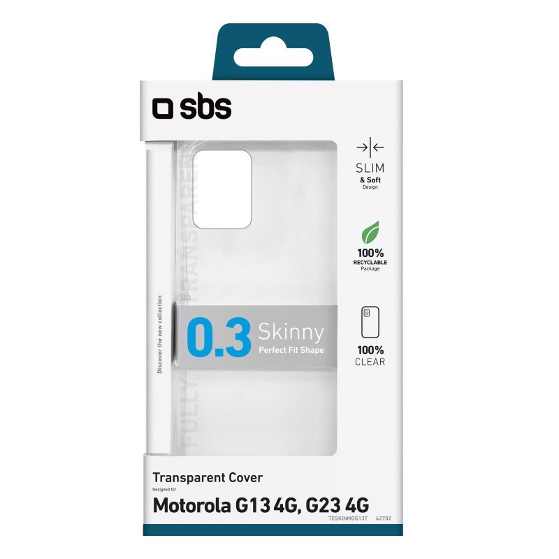 SBS TESKINMOG13T custodia per cellulare 16,5 cm (6.5") Cover Trasparente