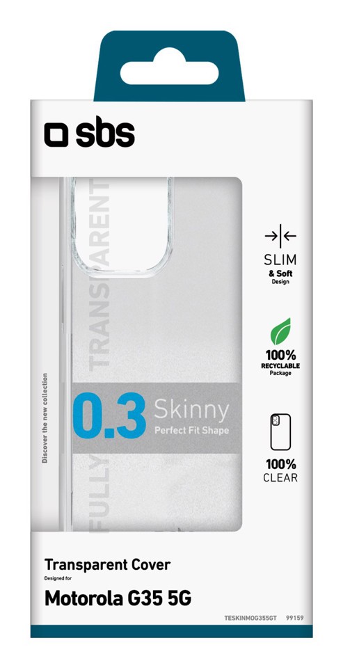 SBS TESKINMOG355GT custodia per cellulare 17,1 cm (6.72") Cover Trasparente