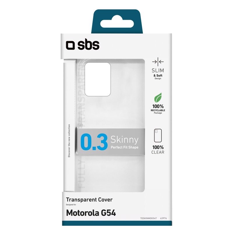 SBS TESKINMOG54T custodia per cellulare 16,5 cm (6.5") Cover Trasparente