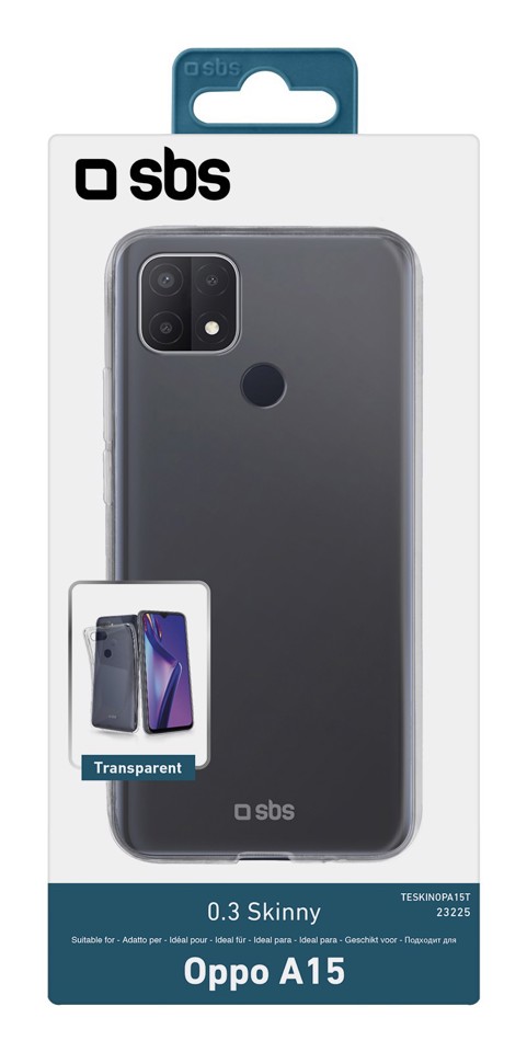 SBS TESKINOPA15T custodia per cellulare 16,6 cm (6.52") Cover Trasparente