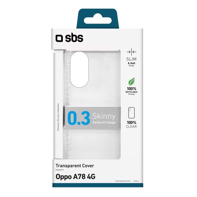 SBS TESKINOPA784GT Cover Trasparente oppo a78 4g