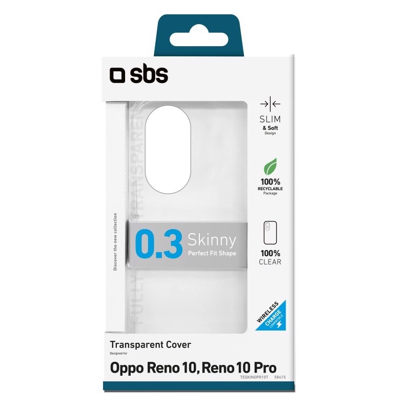 SBS TESKINOPR10T custodia per cellulare 17 cm (6.7") Cover Trasparente