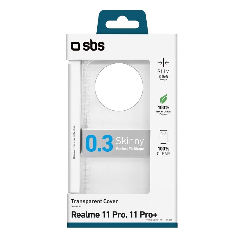 SBS TESKINRE11PT custodia per cellulare 17 cm (6.7") Cover Trasparente