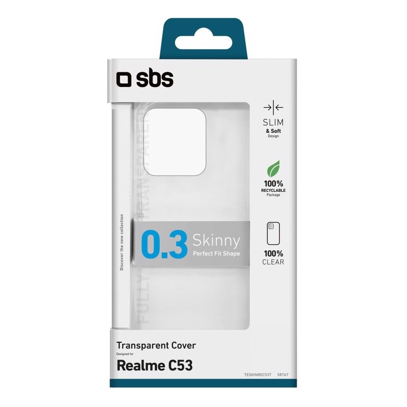 SBS TESKINREC53T custodia per cellulare 17 cm (6.7") Cover Trasparente
