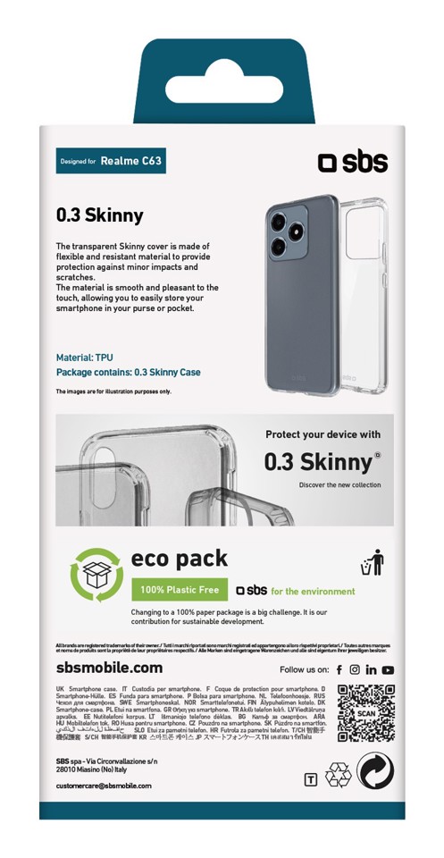 SBS TESKINREC63T Cover Trasparente realme c63