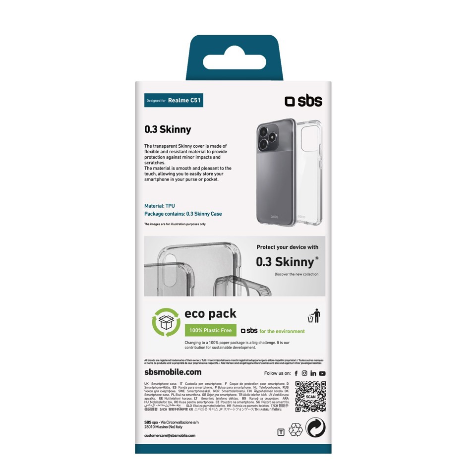 SBS TESKINREGT6T Cover Trasparente realme gt6