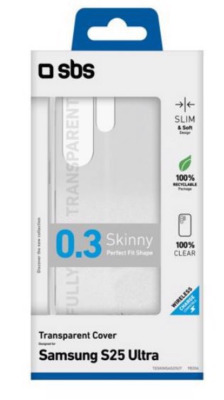 SBS TESKINSAS25UT custodia per cellulare 17,3 cm (6.8") Cover Trasparente