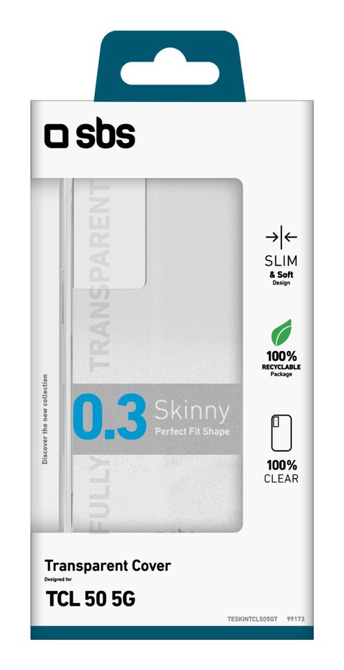 SBS TESKINTCL505GT custodia per cellulare 16,8 cm (6.6") Cover Trasparente