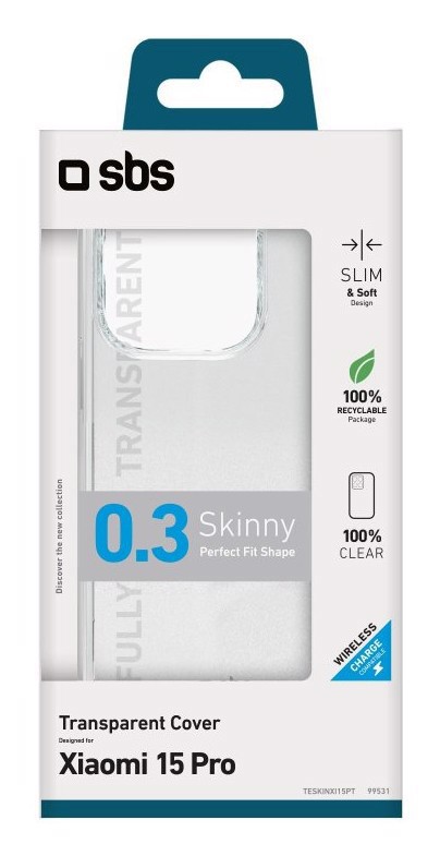 SBS TESKINXI15PT Cover Trasparente xiaomi 15 pro