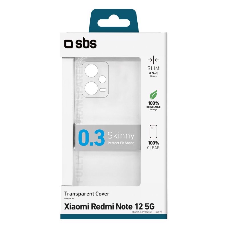 SBS TESKINXIRNO125GT custodia per cellulare 16,9 cm (6.67") Cover Trasparente