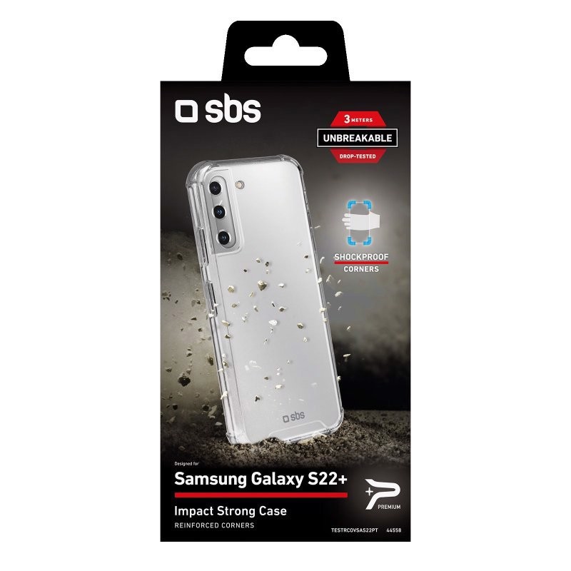SBS TESTRCOVSAS22PT custodia per cellulare 16,8 cm (6.6") Cover Trasparente