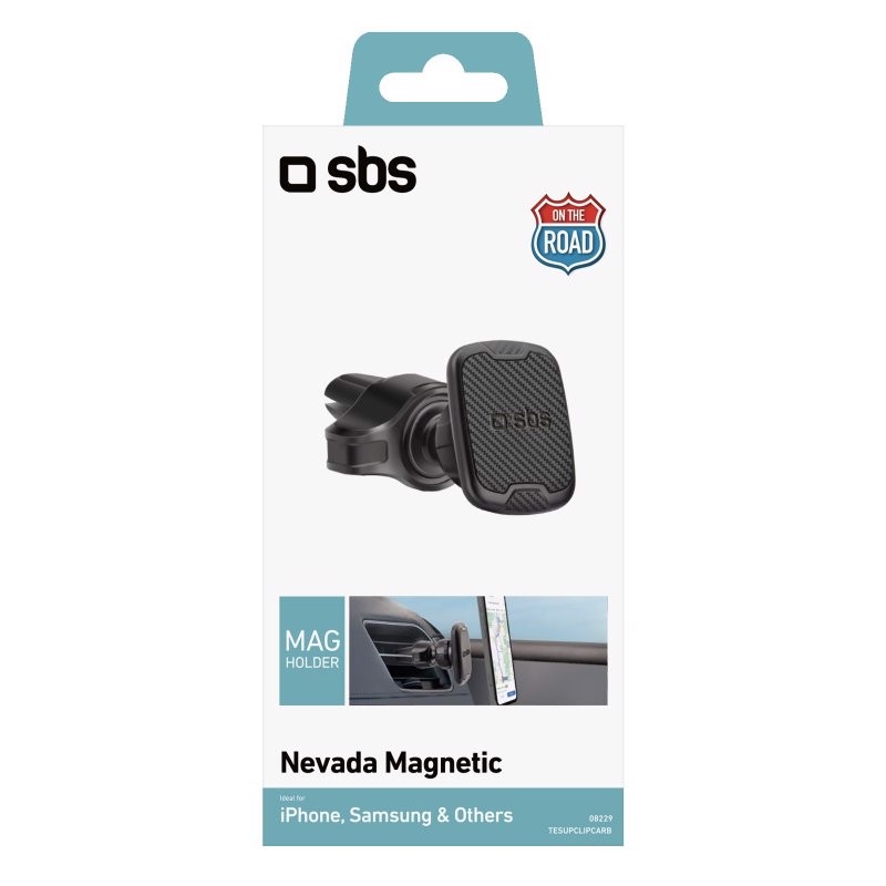 SBS TESUPCLIPCARB supporto per personal communication Supporto passivo Telefono cellulare/smartphone Nero