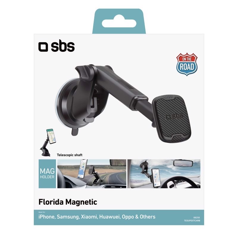 SBS TESUPEXTCARB supporto per personal communication Supporto passivo Telefono cellulare/smartphone Nero