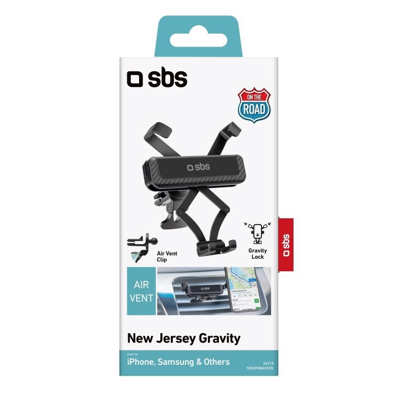 SBS TESUPGRAVSTD supporto per personal communication Supporto passivo Telefono cellulare/smartphone Nero
