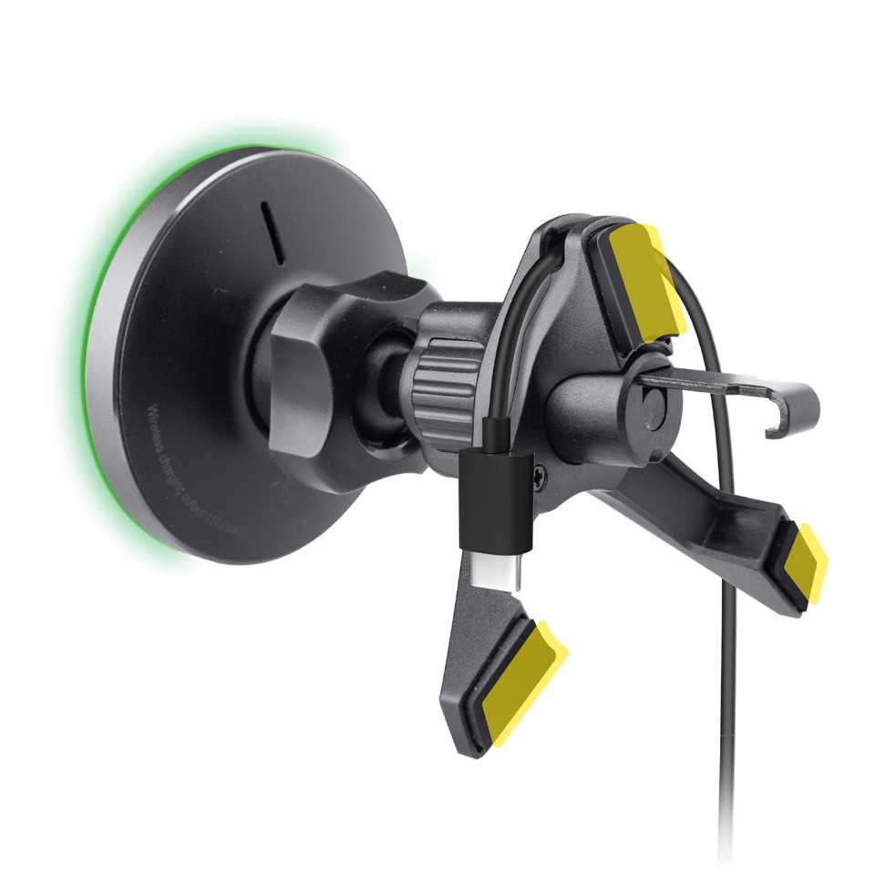 SBS TESUPMAGWIR15W supporto per personal communication Supporto attivo Telefono cellulare/smartphone Nero