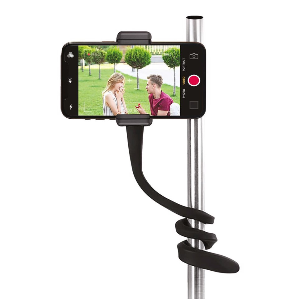 SBS TESUPPFLEXY supporto per personal communication Supporto attivo Action camera, Telefono cellulare/smartphone Nero