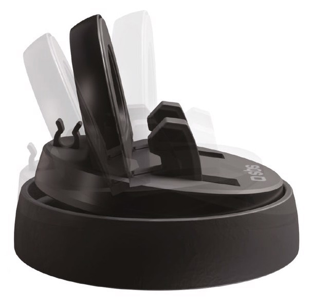 SBS TESUPPROUNDDASH supporto per personal communication Supporto attivo Telefono cellulare/smartphone Nero