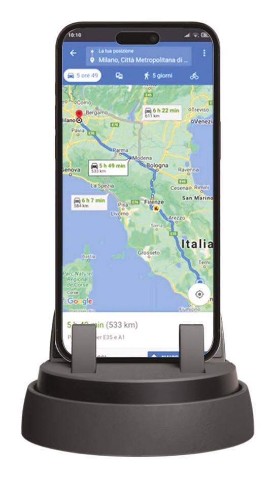 SBS TESUPPROUNDDASH supporto per personal communication Supporto attivo Telefono cellulare/smartphone Nero