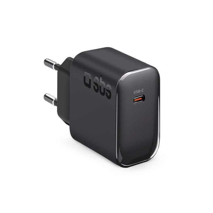 SBS TETR1CPD45 Caricabatterie per dispositivi mobili Smartphone Nero AC Ricarica rapida Interno