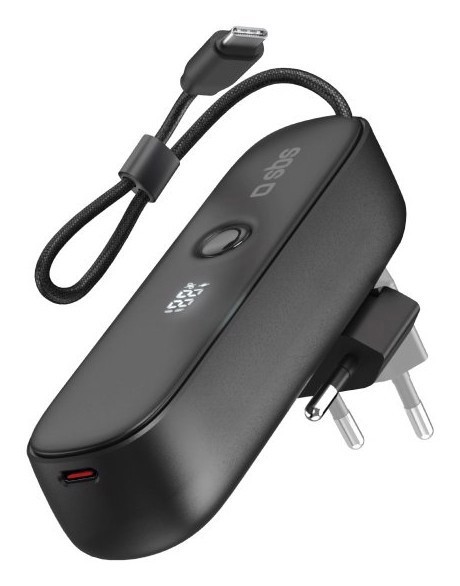 SBS TETRBB5000PD20 batteria portatile Ioni di Litio 5000 mAh Nero