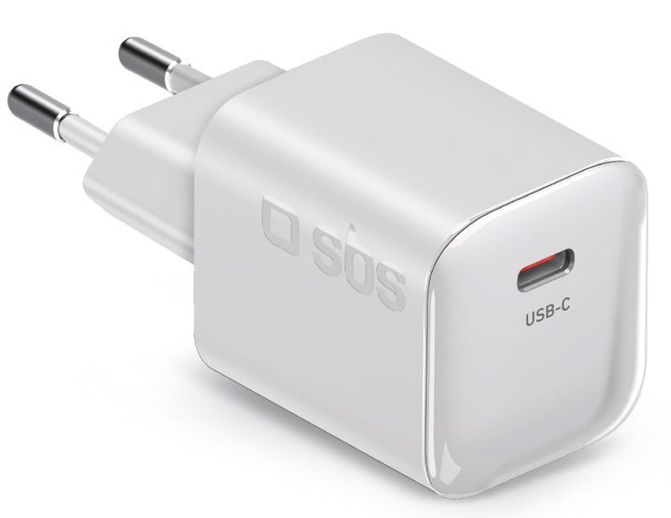 SBS TETRGAN1C30WW Caricabatterie per dispositivi mobili Universale Bianco AC Interno
