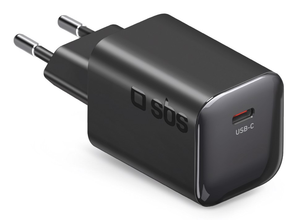 SBS TETRGAN1CAVS40W Caricabatterie per dispositivi mobili Smartphone, Tablet Nero AC Ricarica rapida Interno