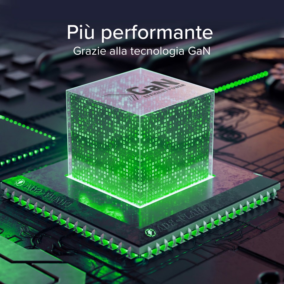 SBS TETRGANUSBCPD65W Caricabatterie per dispositivi mobili Lettore e-book, Fitness tracker, GPS, Auricolare, Telefono cellulare, Altoparlante portatile, Power bank, Smartphone, Orologio intelligente, Tablet Nero AC Ricarica rapida Interno