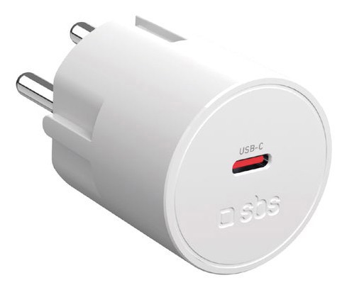 SBS TETRSCHU1CPD45 Caricabatterie per dispositivi mobili Cuffie, Orologio intelligente, Smartphone, Tablet Bianco AC Ricarica rapida Interno