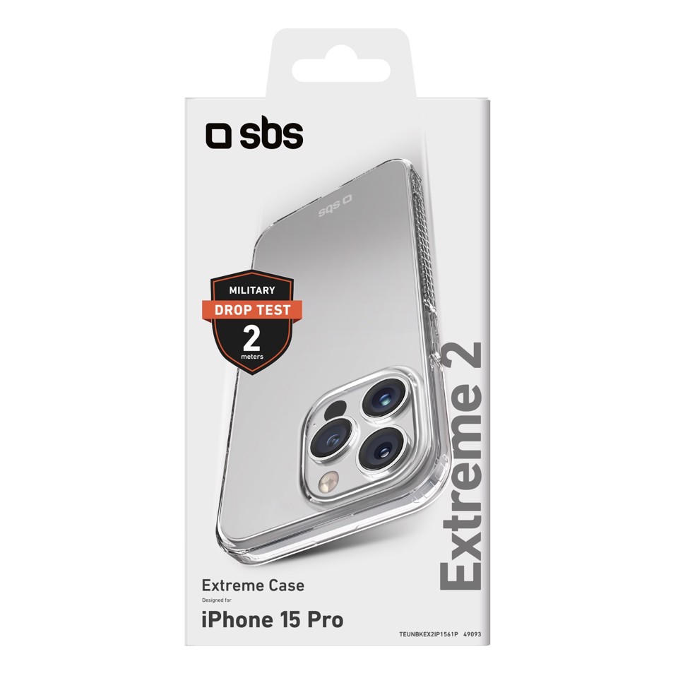 SBS TEUNBKEX2IP1561 custodia per cellulare 15,5 cm (6.1") Cover Trasparente