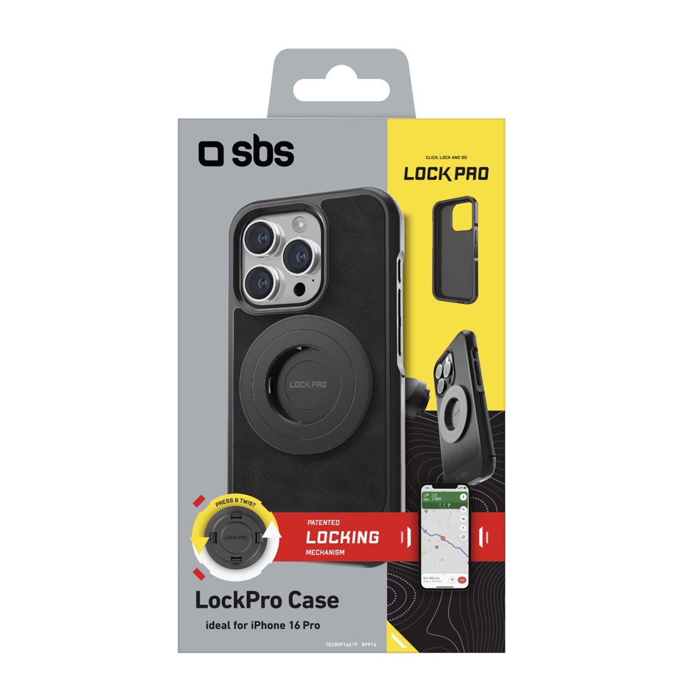 SBS TEURIP1661P custodia per cellulare 16 cm (6.3") Cover Nero