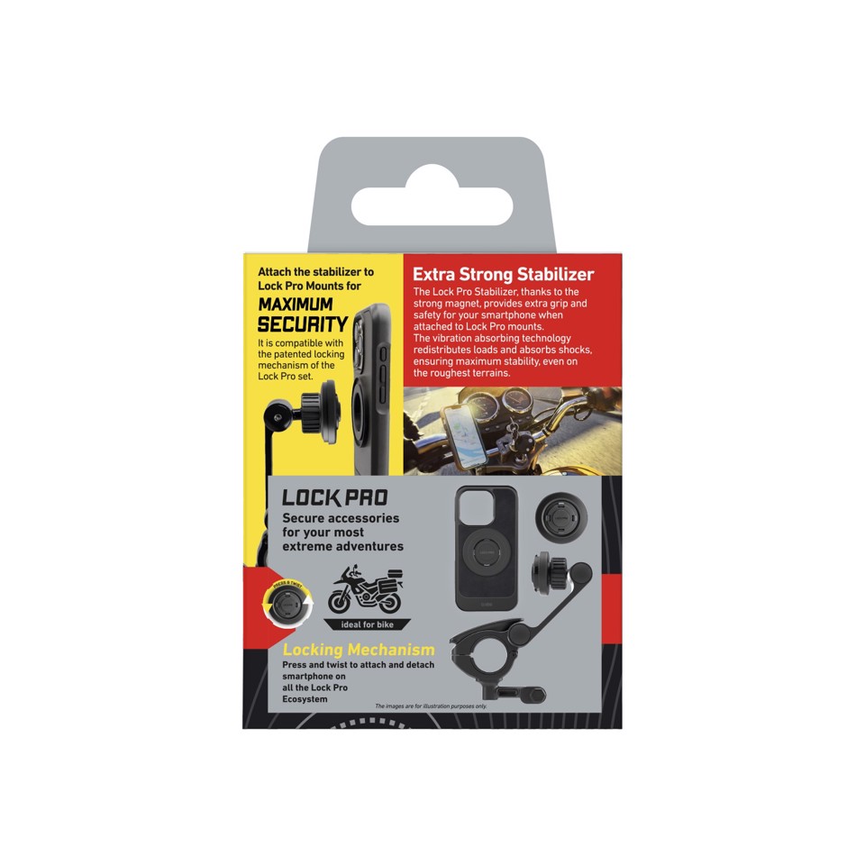 SBS TEURSTABILIZER video stabilizzatore Stabilizzatore per fotocamera per smartphone Nero