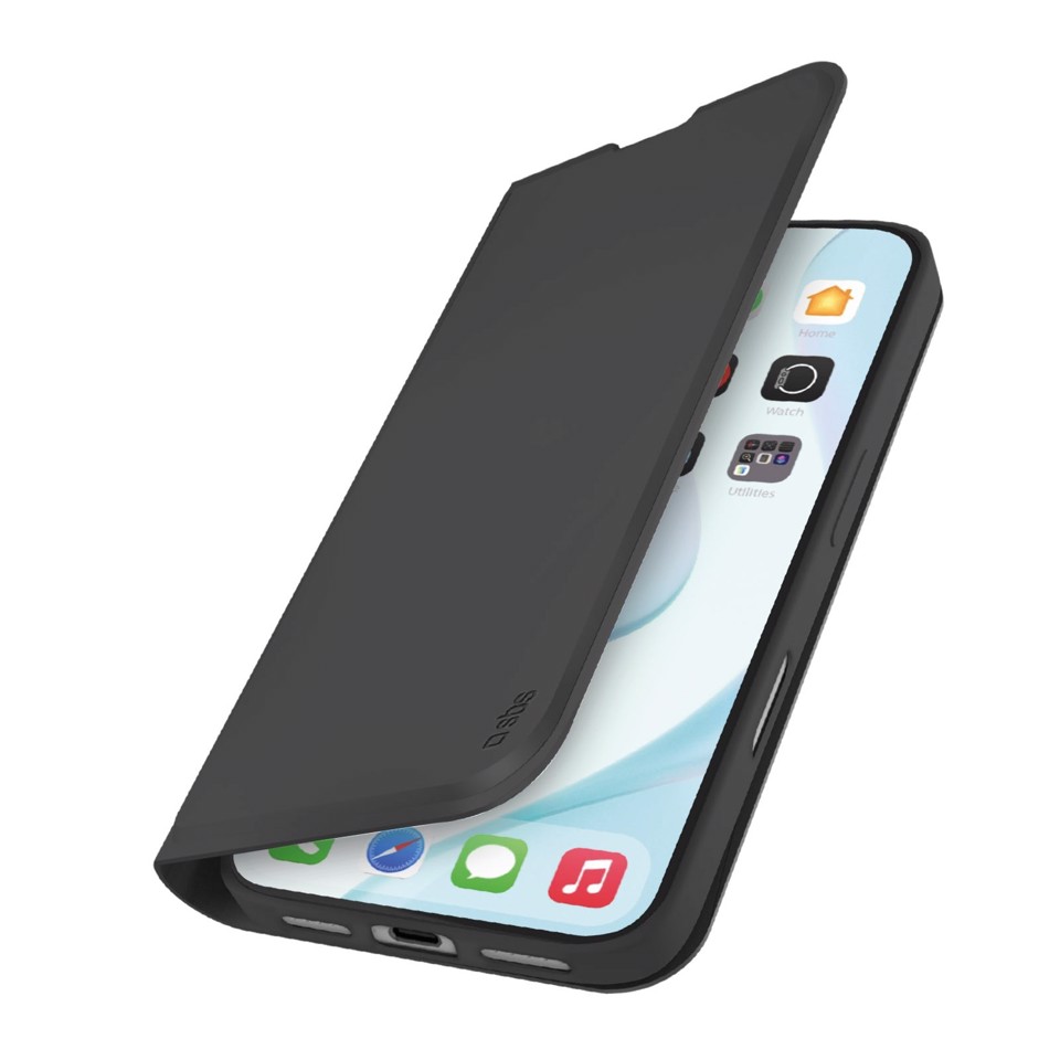 SBS TEWALIP1763K custodia per cellulare Custodia a borsellino Nero