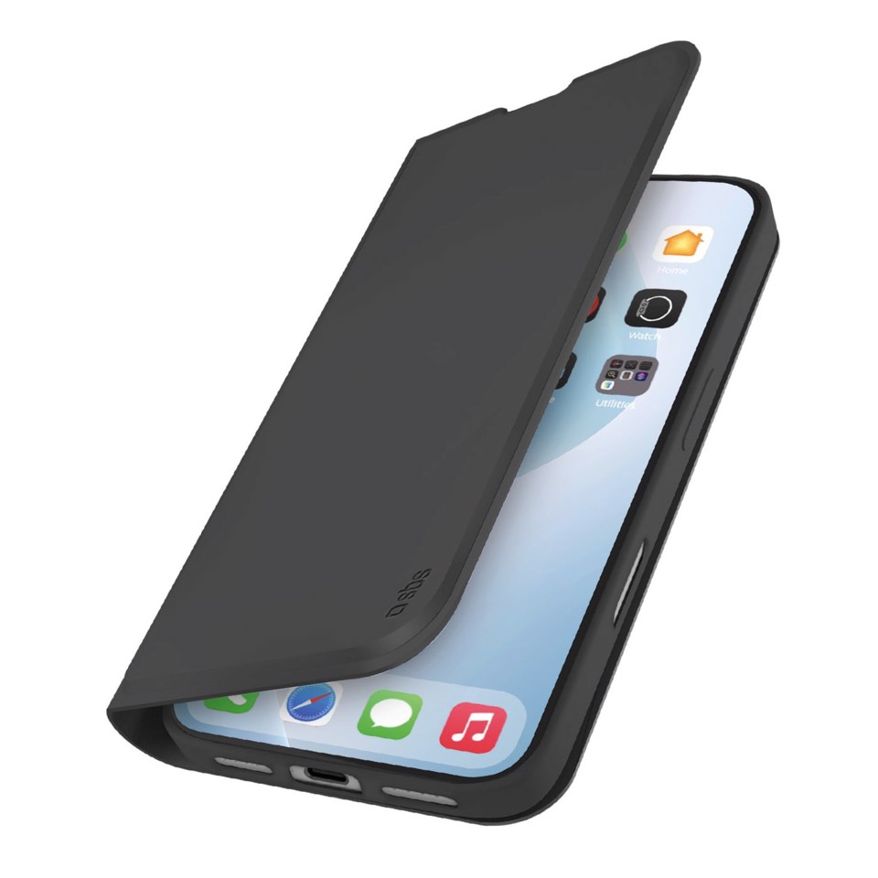 SBS TEWALIP1766K custodia per cellulare 16,5 cm (6.5") Custodia a libro Nero