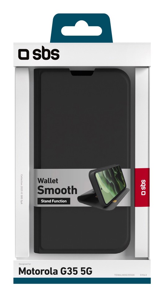 SBS TEWALMOG355GK Custodia a borsellino Nero motorola g35 5g