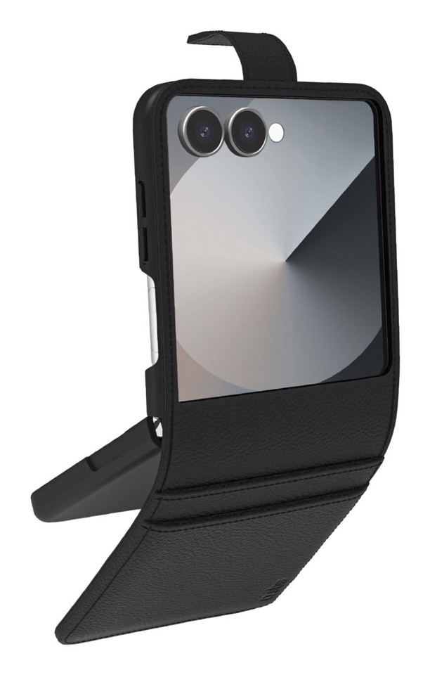 SBS TEWALSAZFLIP7K custodia per cellulare 17,5 cm (6.9") Cover Nero, Trasparente