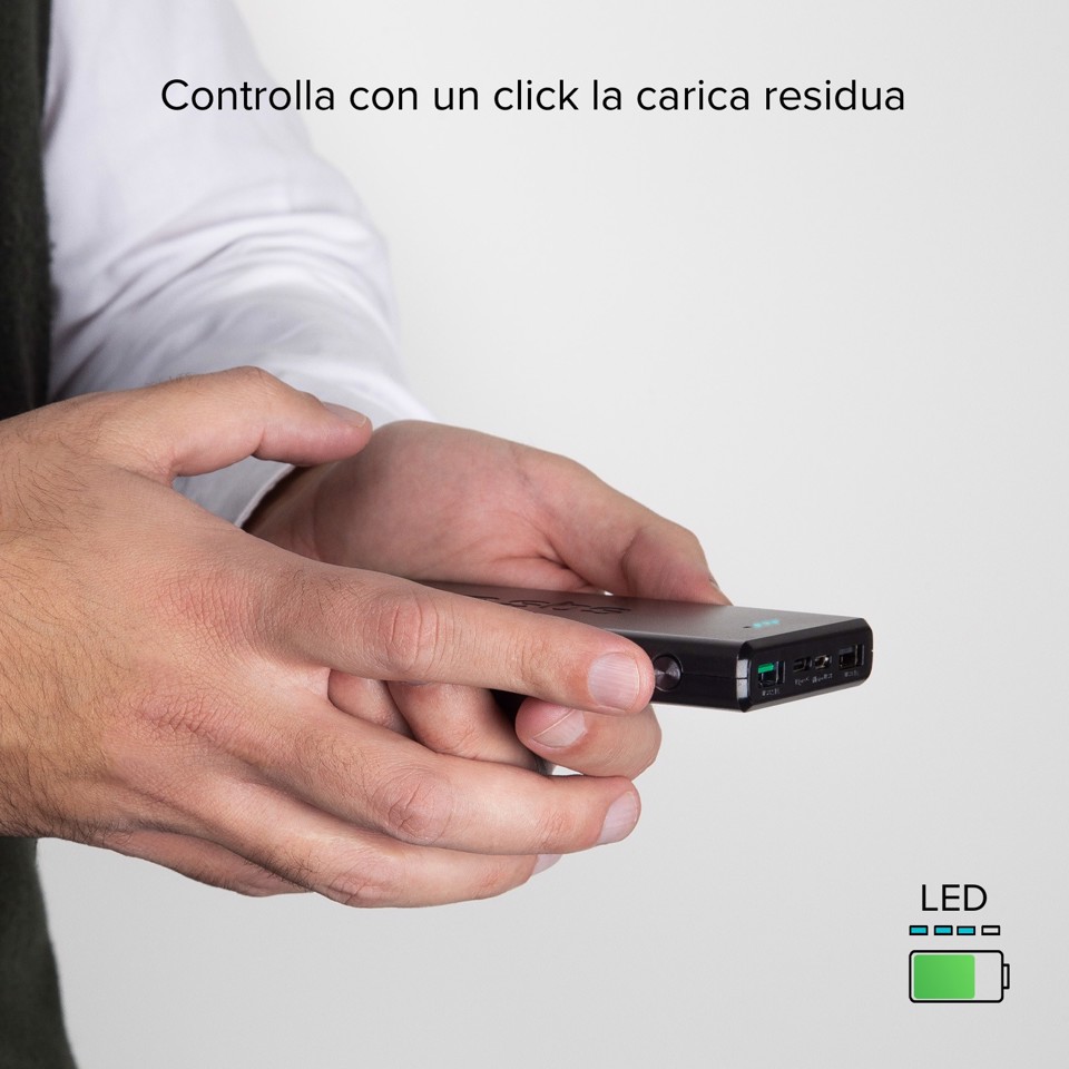 SBS TTBB10000FASTPD2 batteria portatile 10000 mAh Nero