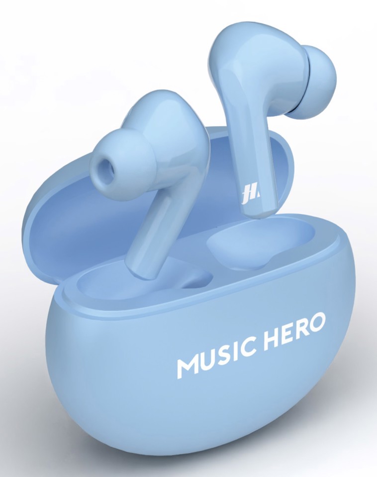 SBS TWS X-BEAT Auricolare True Wireless Stereo (TWS) In-ear Musica e Chiamate Bluetooth Azzurro