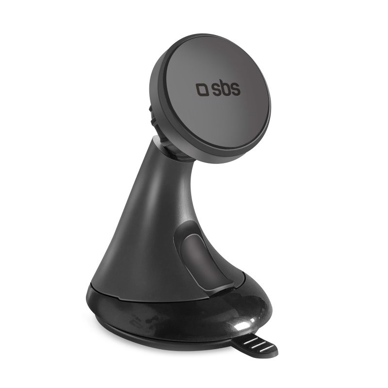 SBS Wind Wide - Supporto auto orientabile per telefono con fissaggio a ventosa