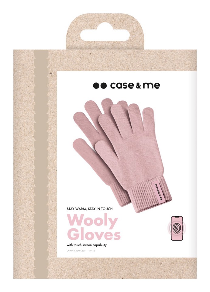 SBS Wooly Gloves Guanti Unisex Rosa