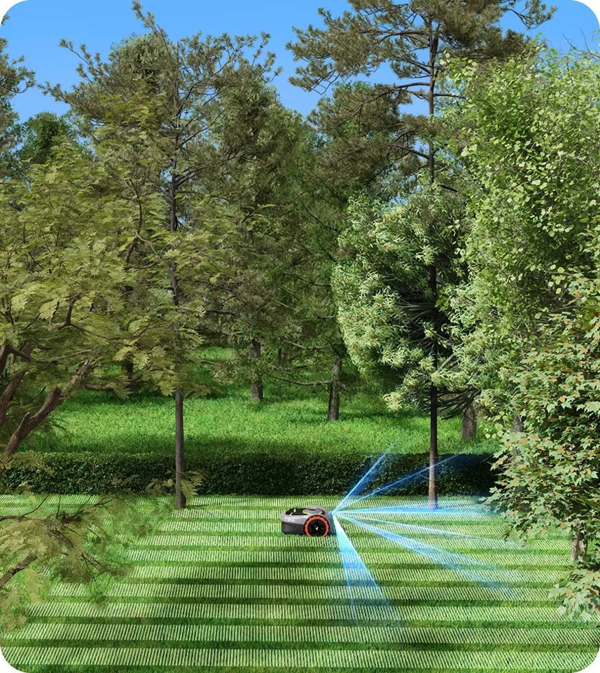 Segway SGW001 tagliaerba Tagliaerba robotizzato Batteria Nero, Grigio, Arancione