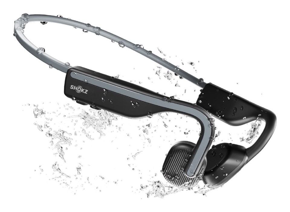 SHOKZ OpenMove Cuffie Wireless Passanuca Sport Bluetooth Grigio