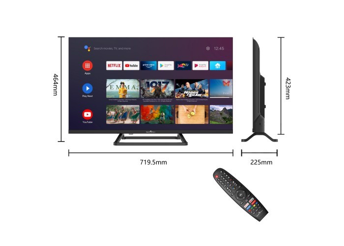 Smart-Tech 32HA10V3 TV 81,3 cm (32") HD Smart TV Wi-Fi Nero