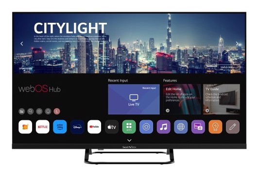 SMART Technologies 32HW01V TV 81,3 cm (32") HD Smart TV Wi-Fi Nero 180 cd/m²
